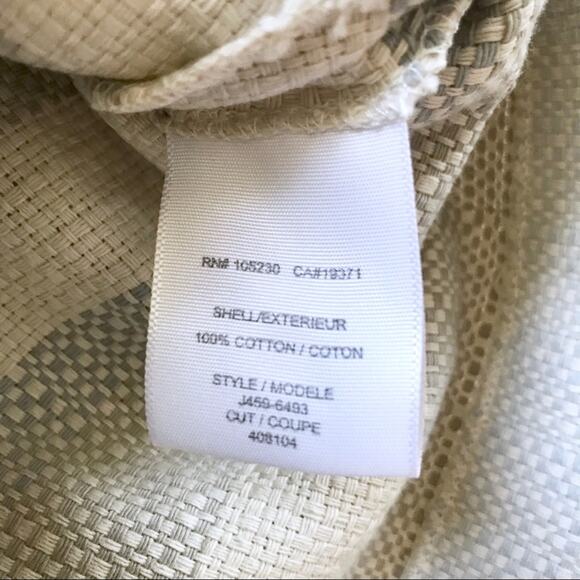 Joie ‘Merci’ Blue and Cream Striped Woven Cotton Mid Rise Dress Shorts Size 4 - Picture 9 of 9